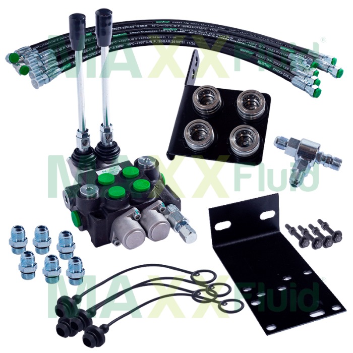 Imagem KIT COMANDO HIDRÁULICO DUPLO TRATOR VALMET